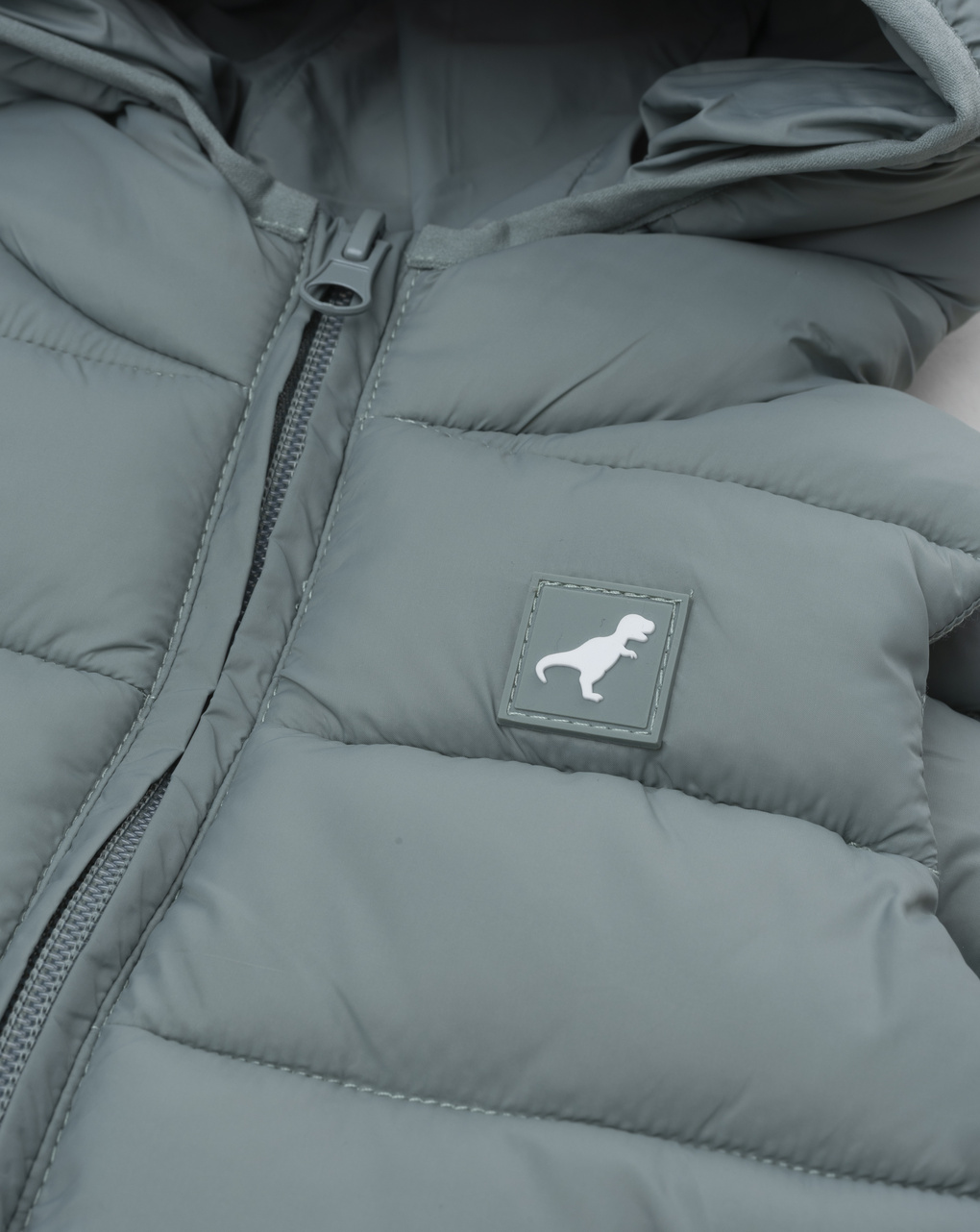 Gilet bimbo verde materiale riciclato