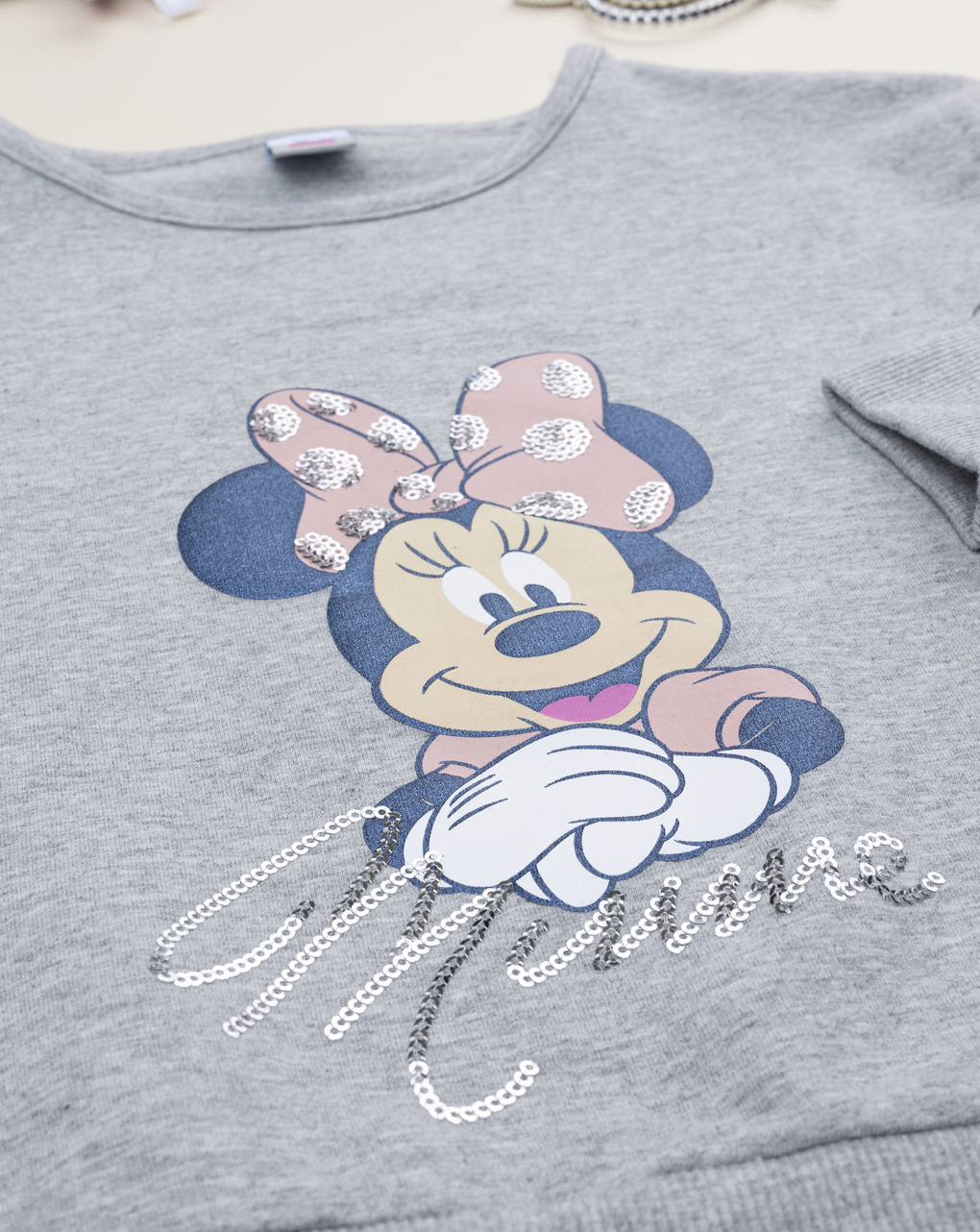 Completo jogging felpato minnie bimba