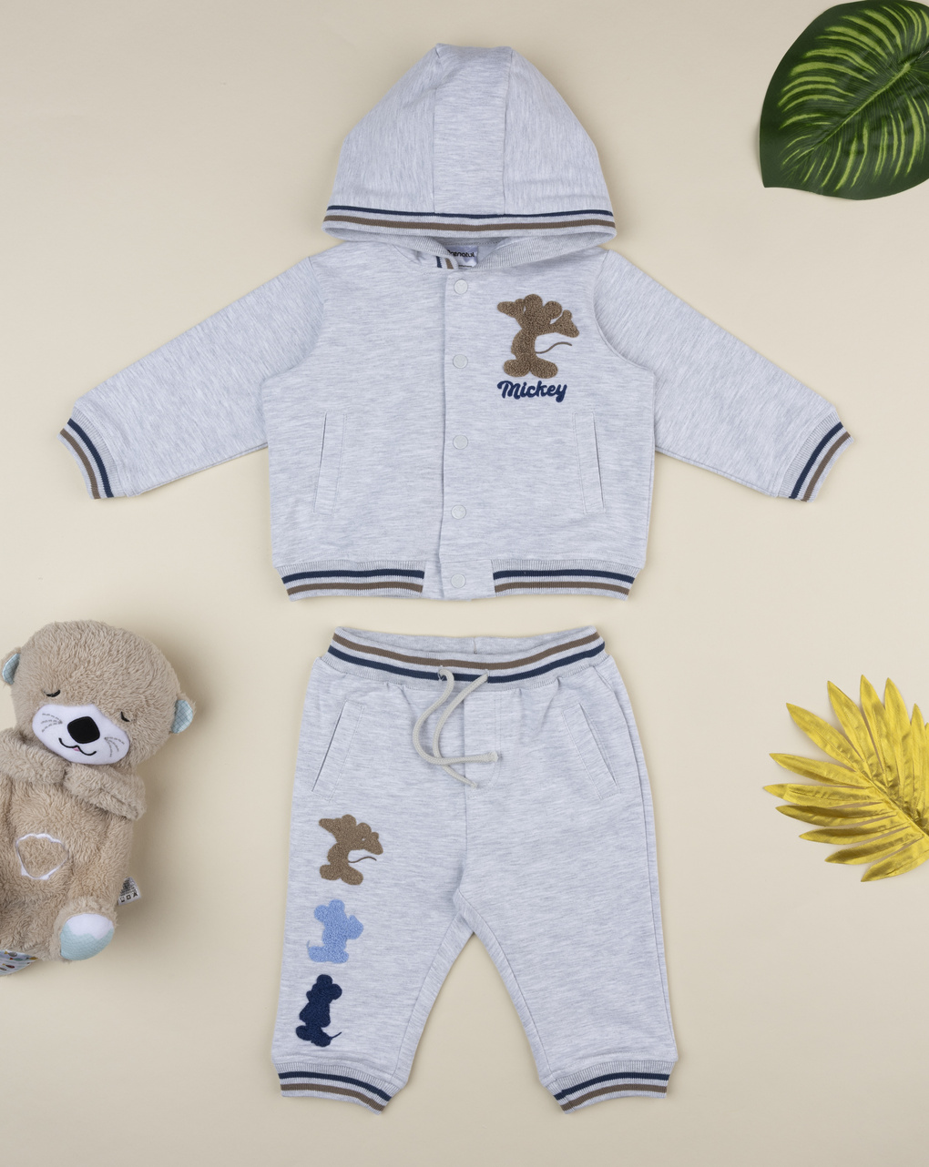 Completo bimbo mickey mouse felpato