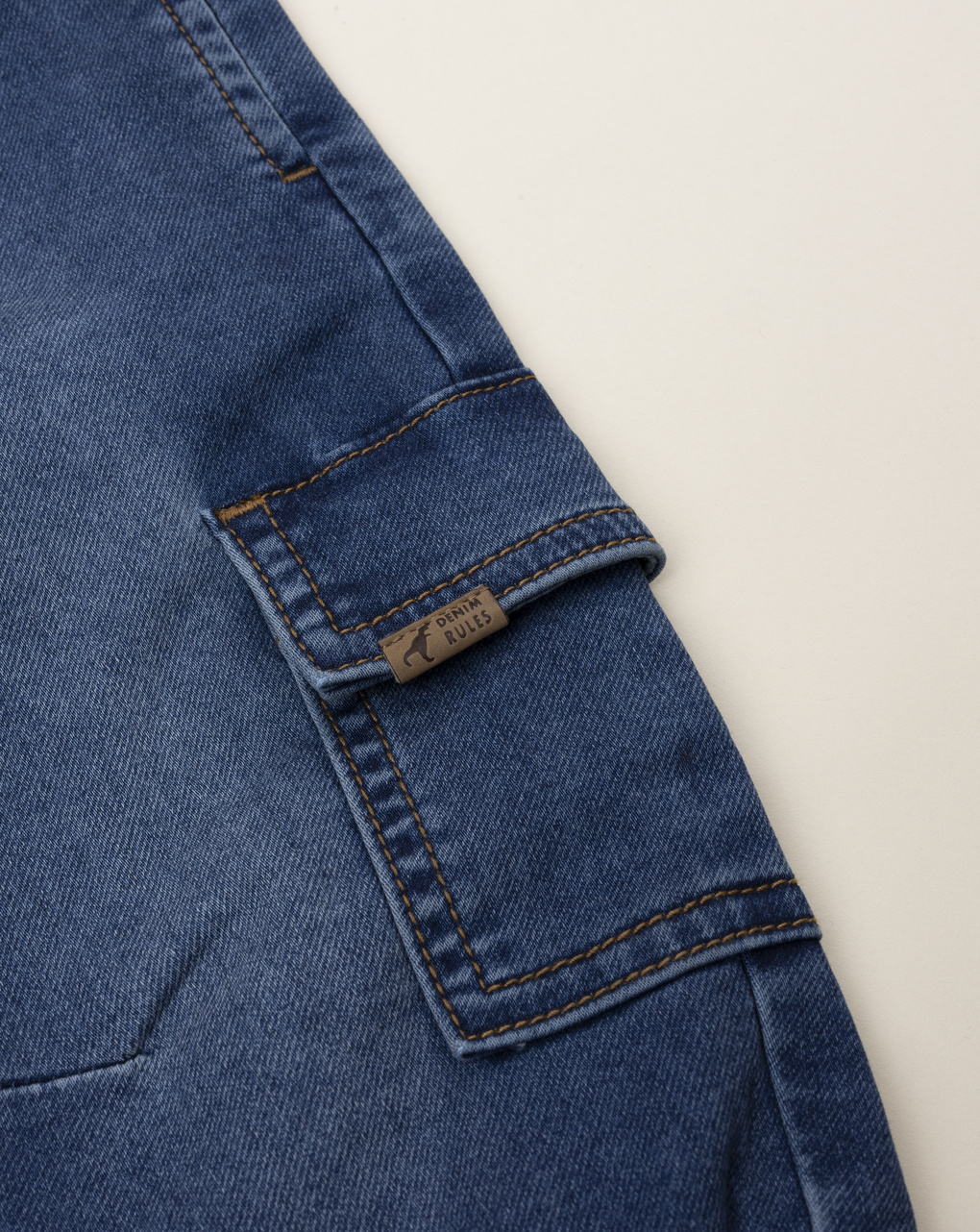 Pantalone denim bimbo tascona