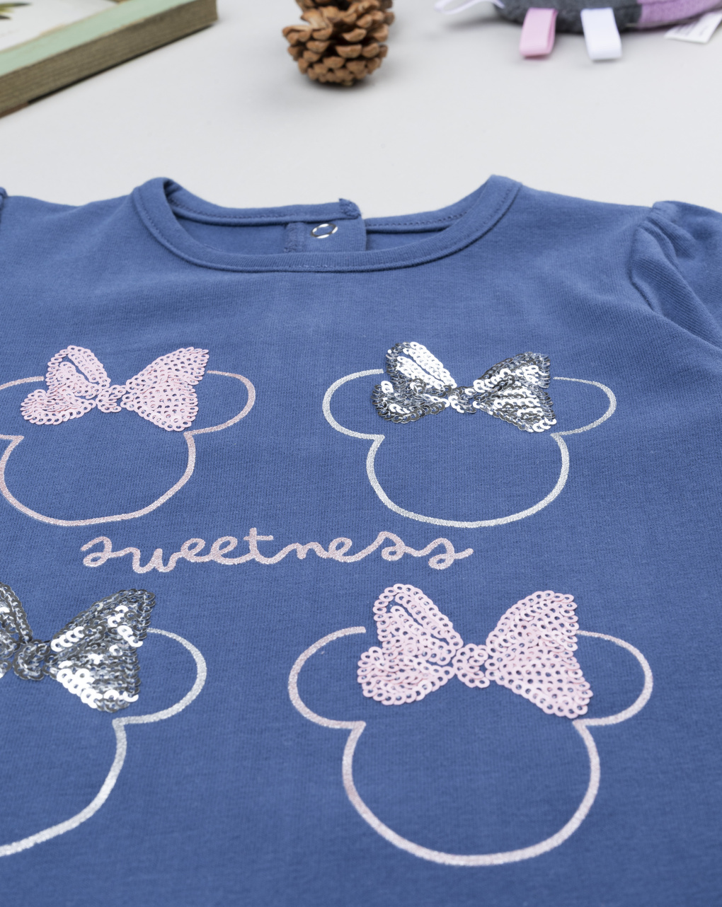 T-shirt bimba blu minnie