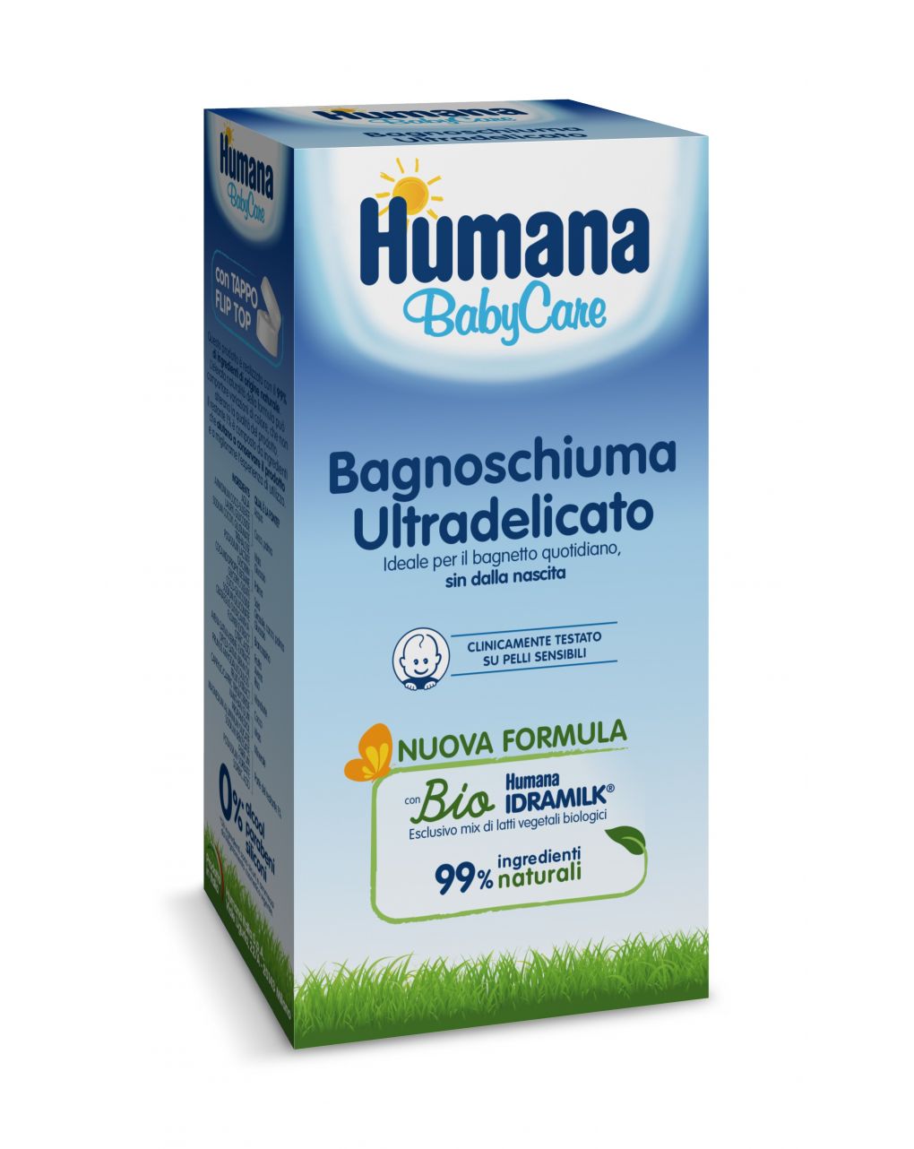 Bagnoschiuma ultradelicato 200 ml - humana