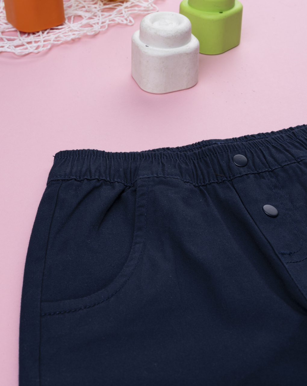 Pantalone twill bimbo blu