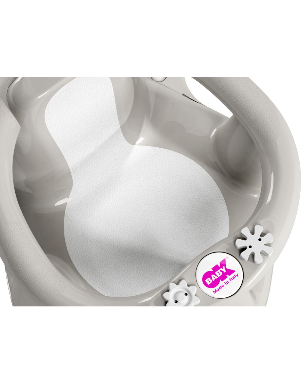 Seduta antiscivolo per bagnetto flipper evolution grigio - ok baby