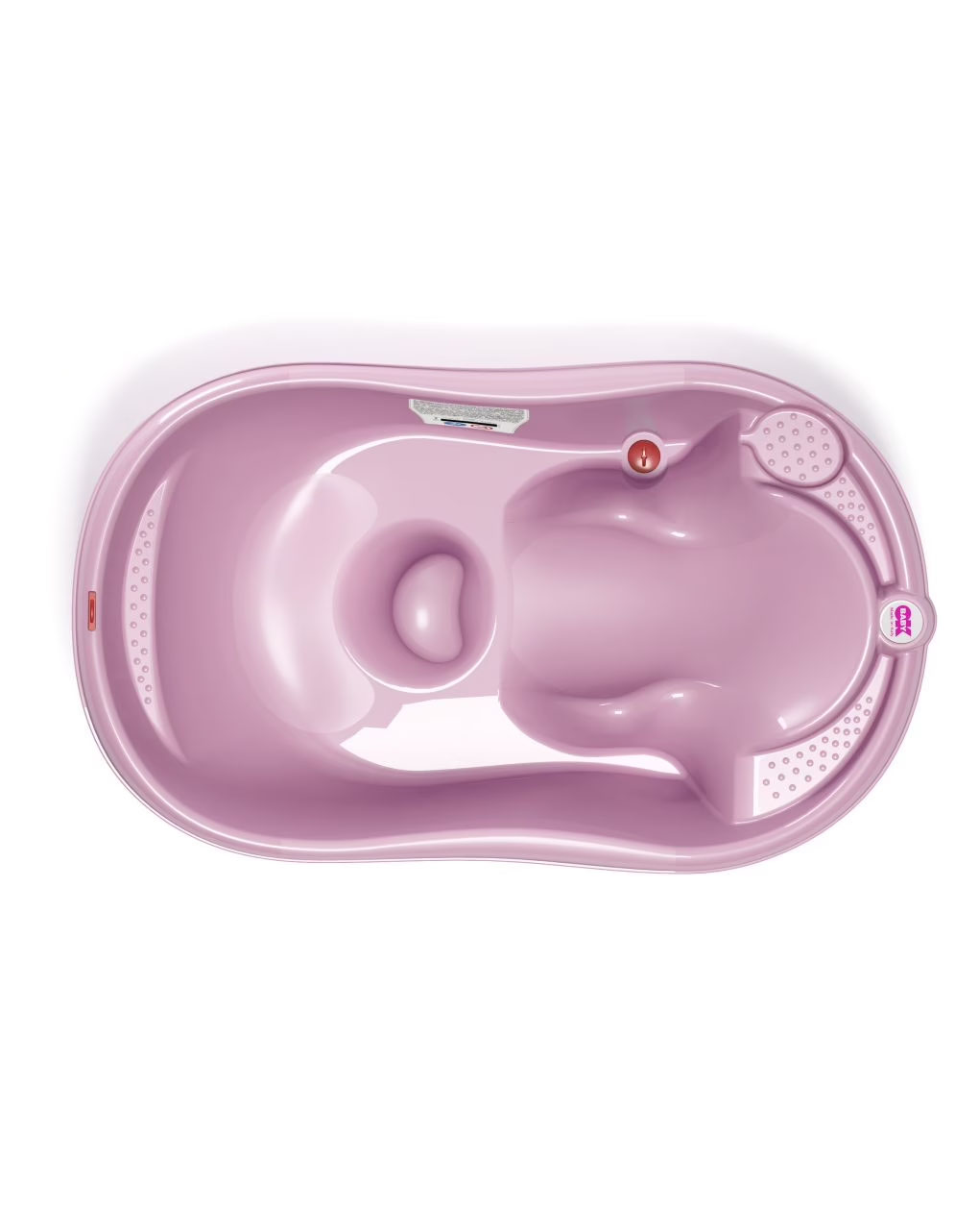 Vaschetta da bagno onda rosa 0-12 mesi - ok baby