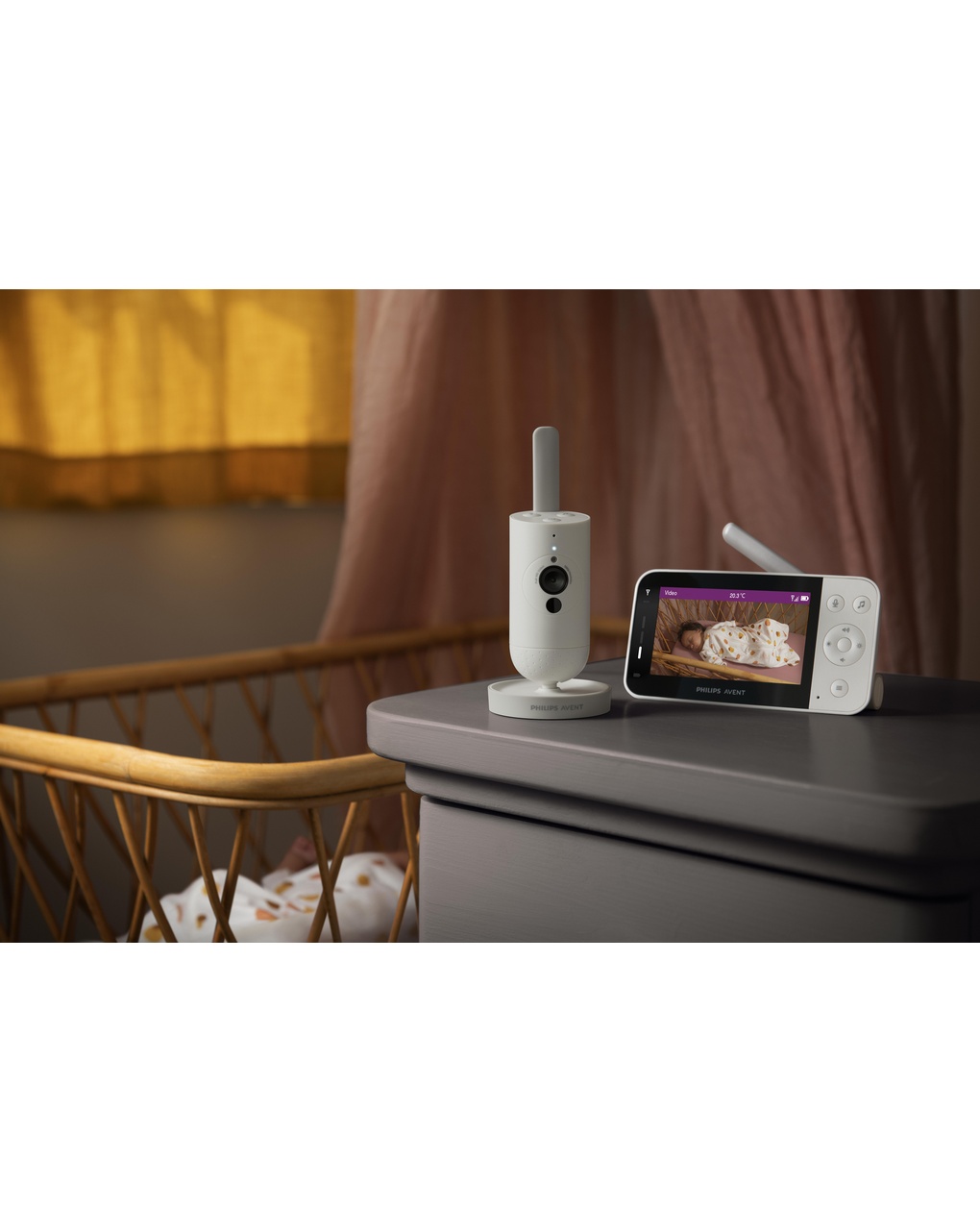 Video baby monitor premium connesso con applicazione - philips avent