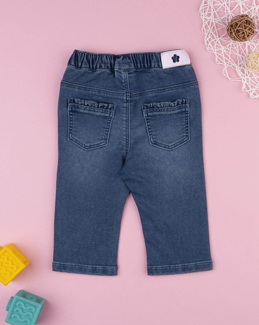 Pantalone denim bimba regular