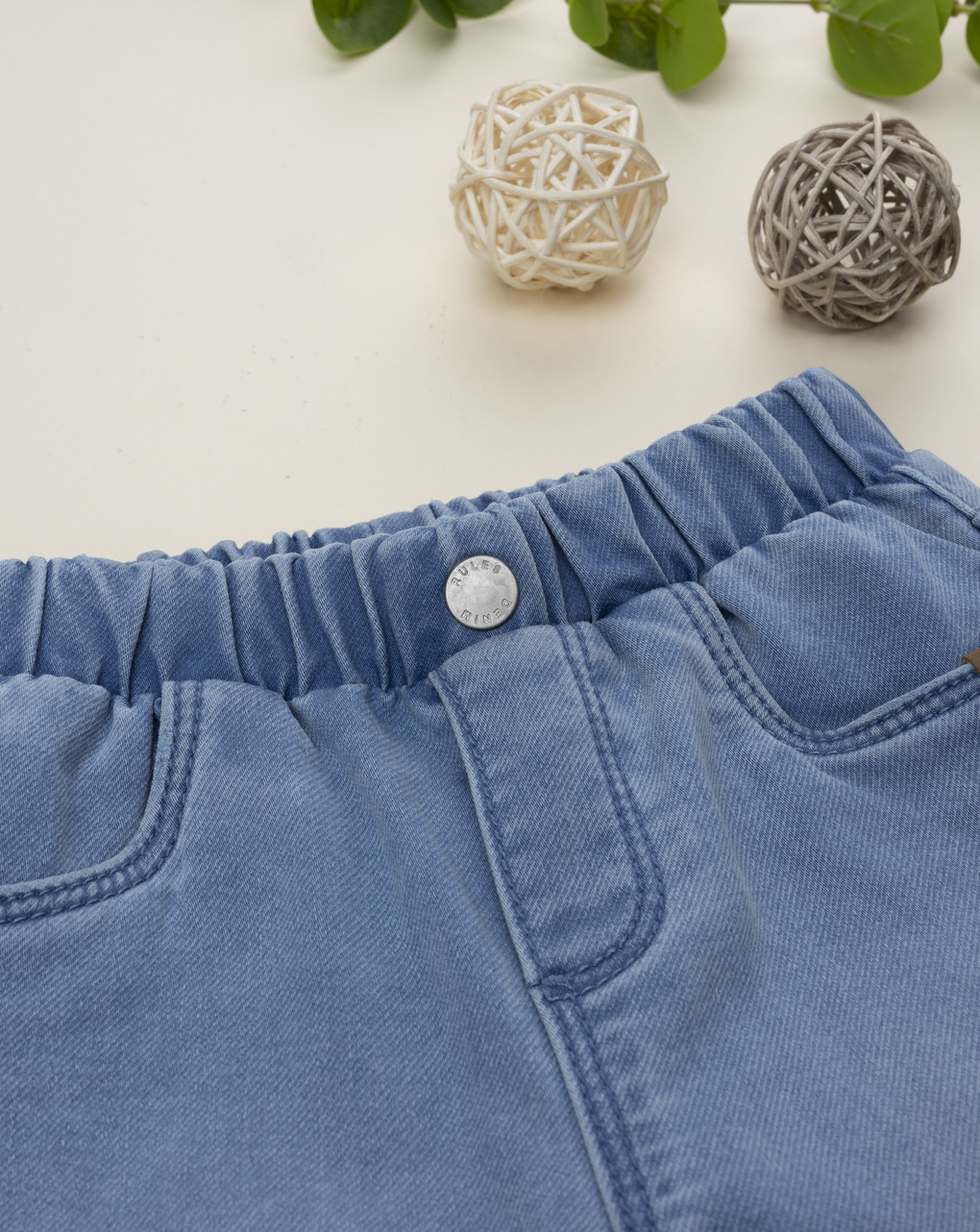 Pantalone denim bimbo