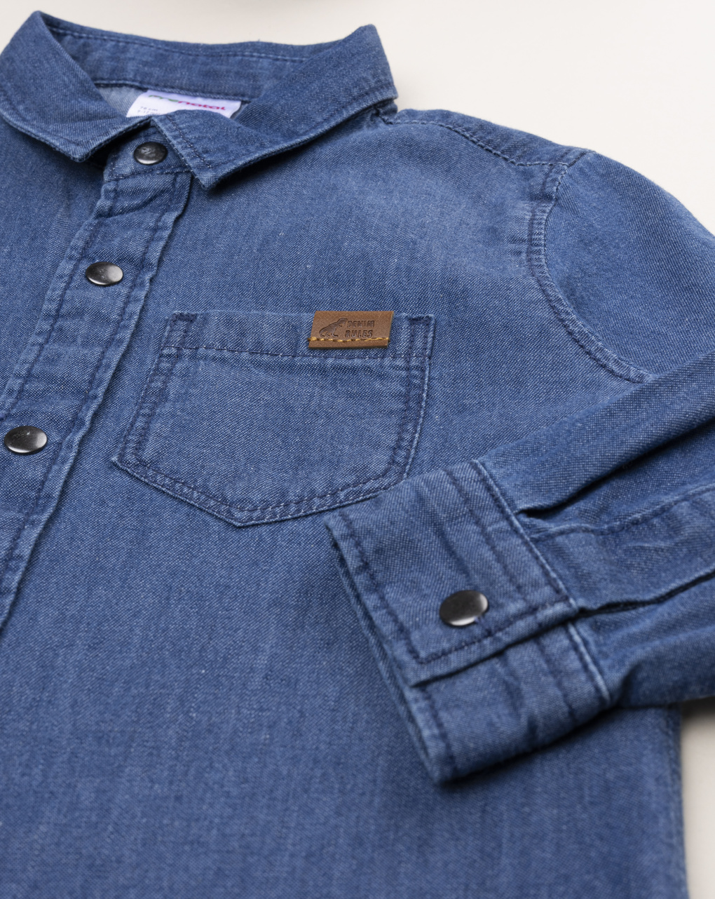 Camicia bimbo blu denim