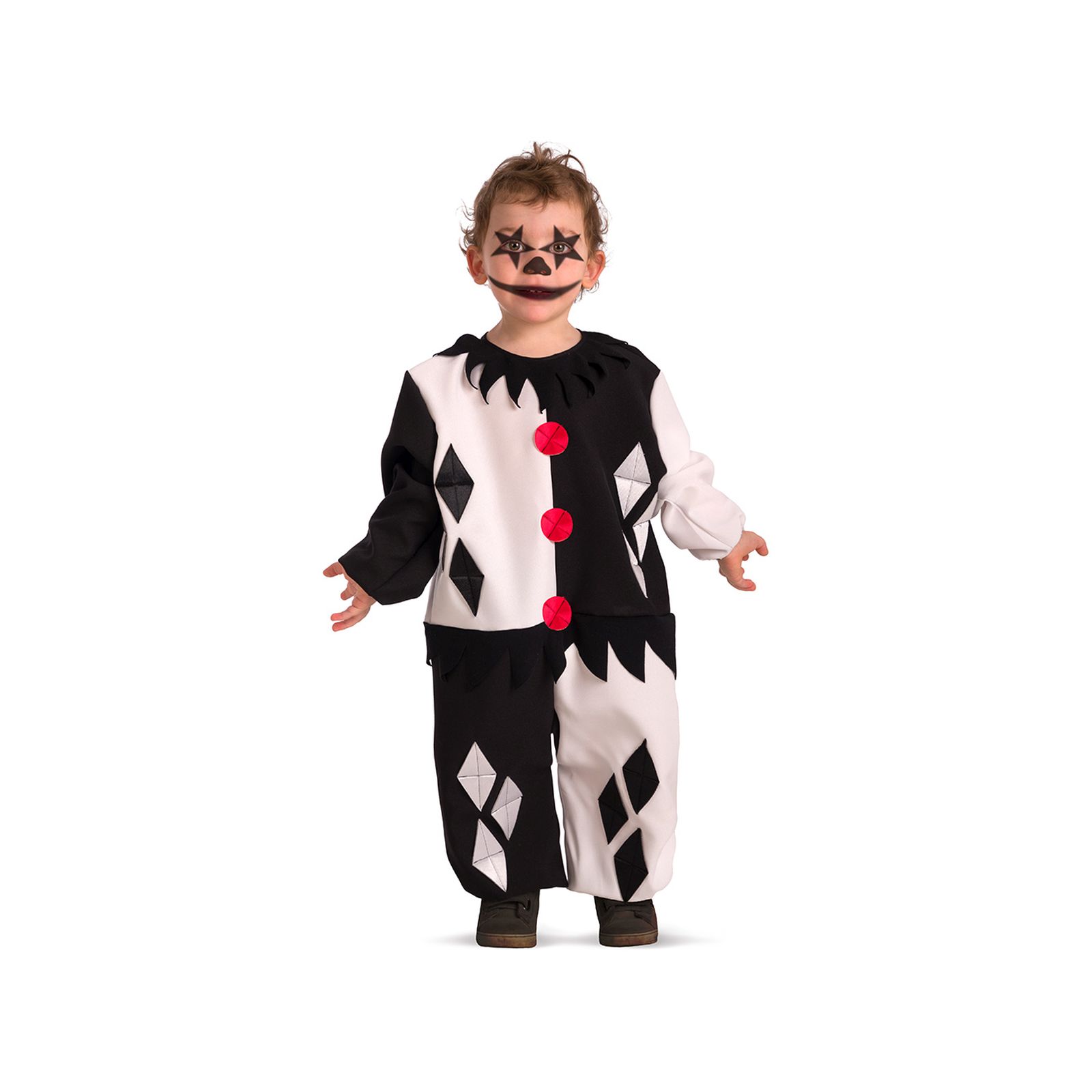 Costume horror baby clown halloween