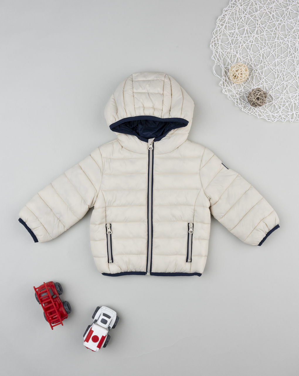 Giacca leggera bimbo beige