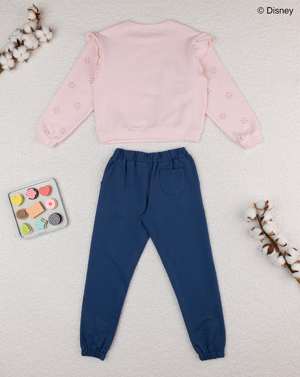 Completo bimba minnie blu/rosa