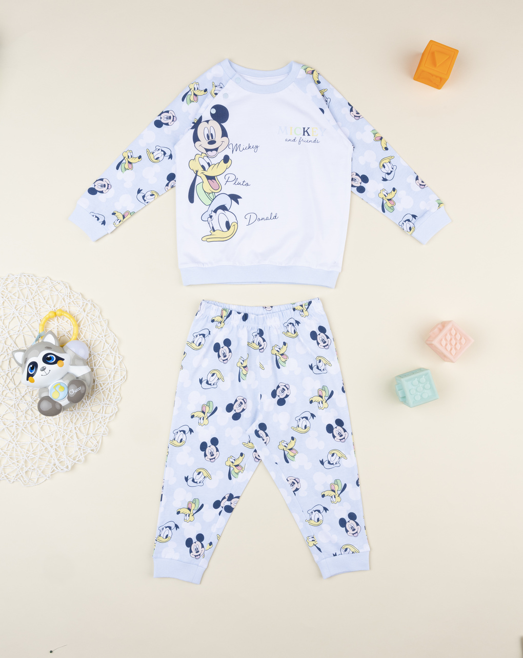Pigiama due pezzi bimbo mickey mouse