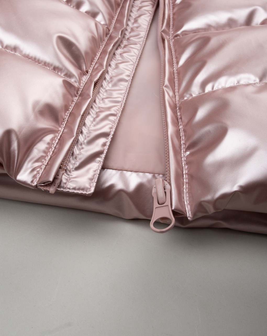 Gilet imbottito bimba rosa