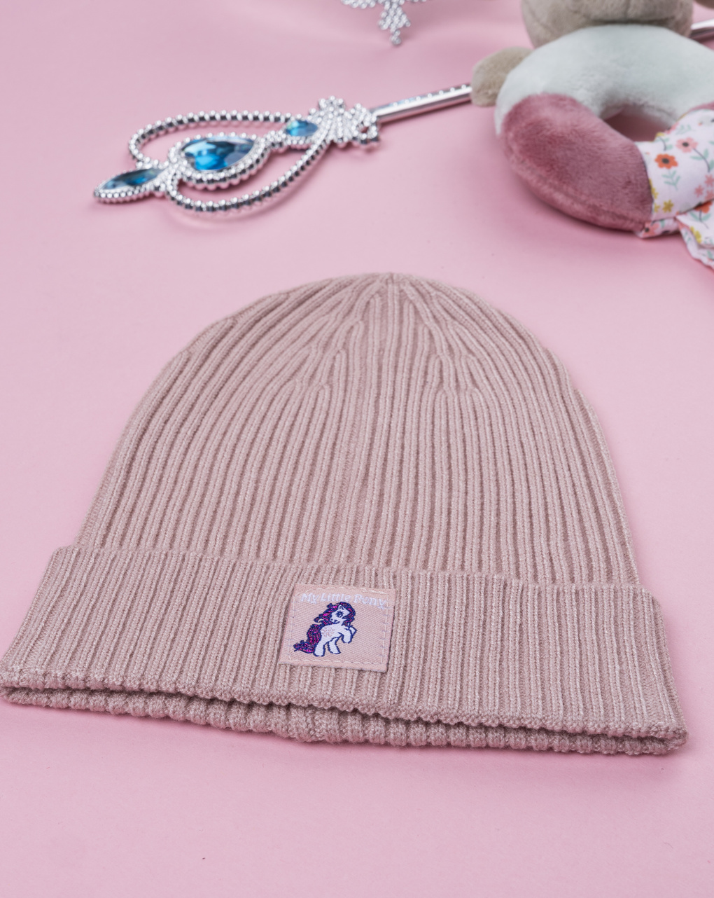 Berretto rosa bimba unicorno