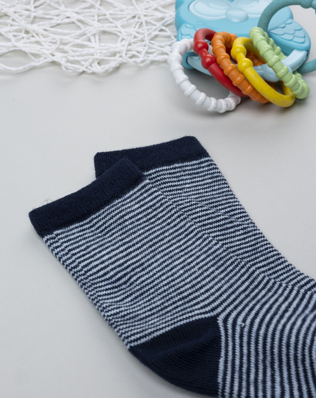 Gambaletti righe blu bambino