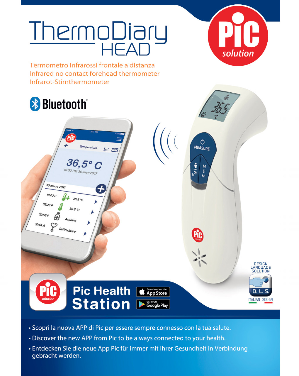 Termometro infrarossi thermodiary ear - pic