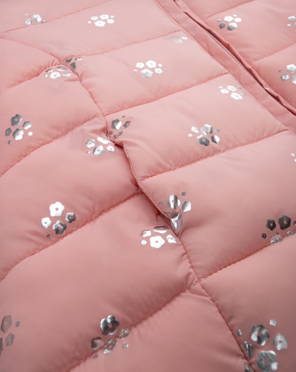 Giacca bimba rosa con allover