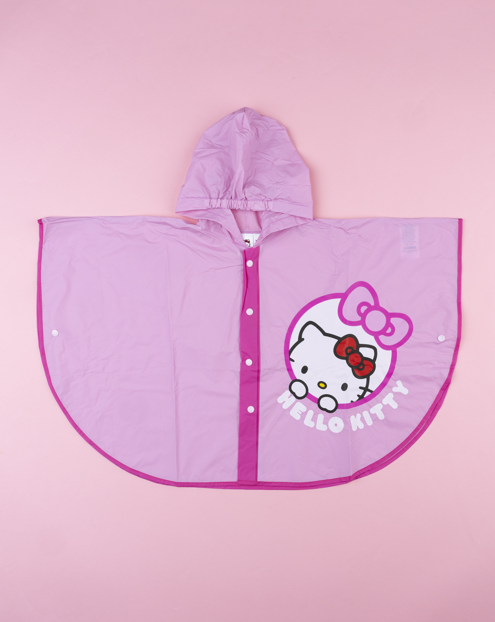 Mantella pioggia rosa bimba hello kitty