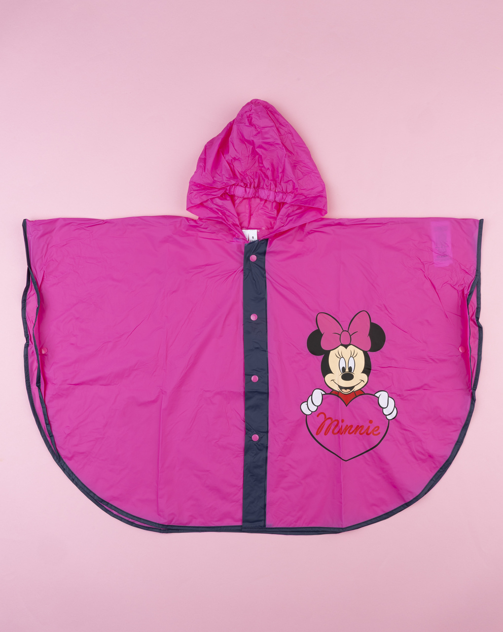 Mantella pioggia fucsia bimba disney minnie
