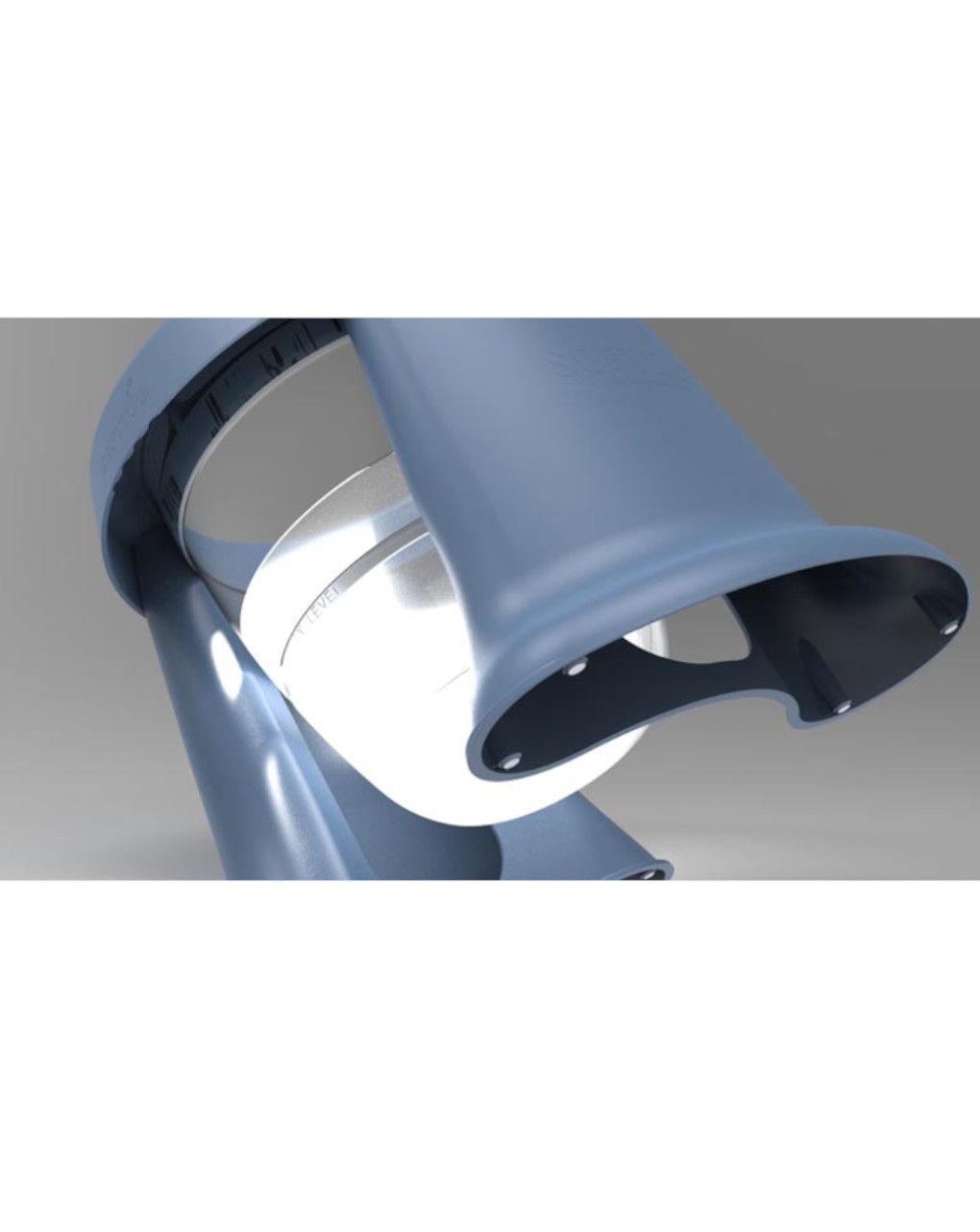 Vaschetta pieghevole salvaspazio azzurra - softtub - tub of the word