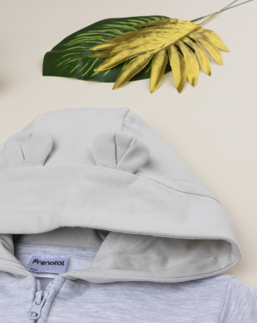 Felpa bimbo orso con cappuccio