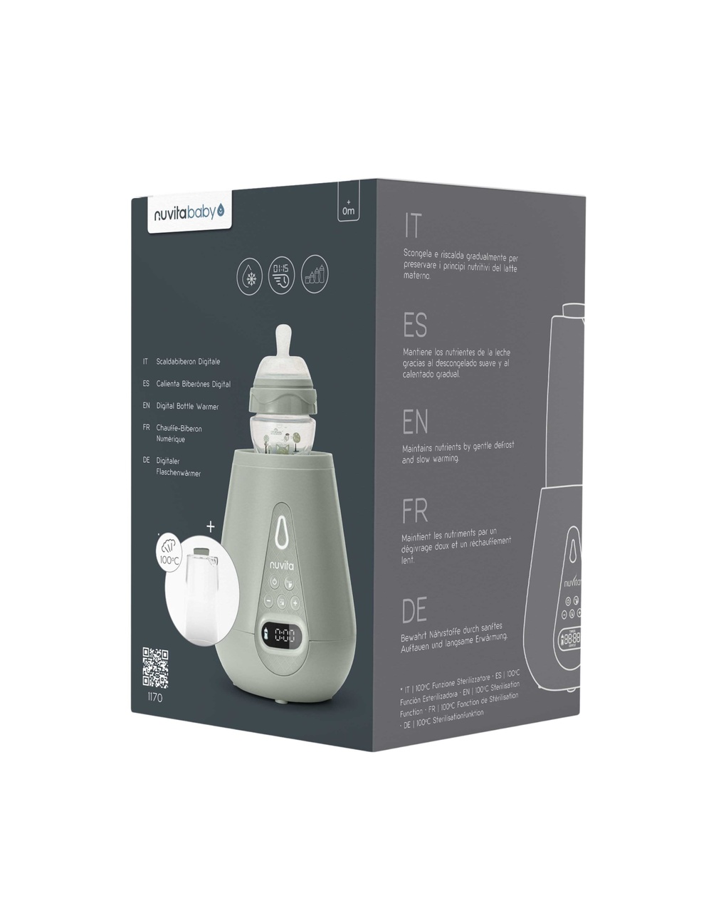 Scaldabiberon e sterilizzatore ultraveloce - nuvita