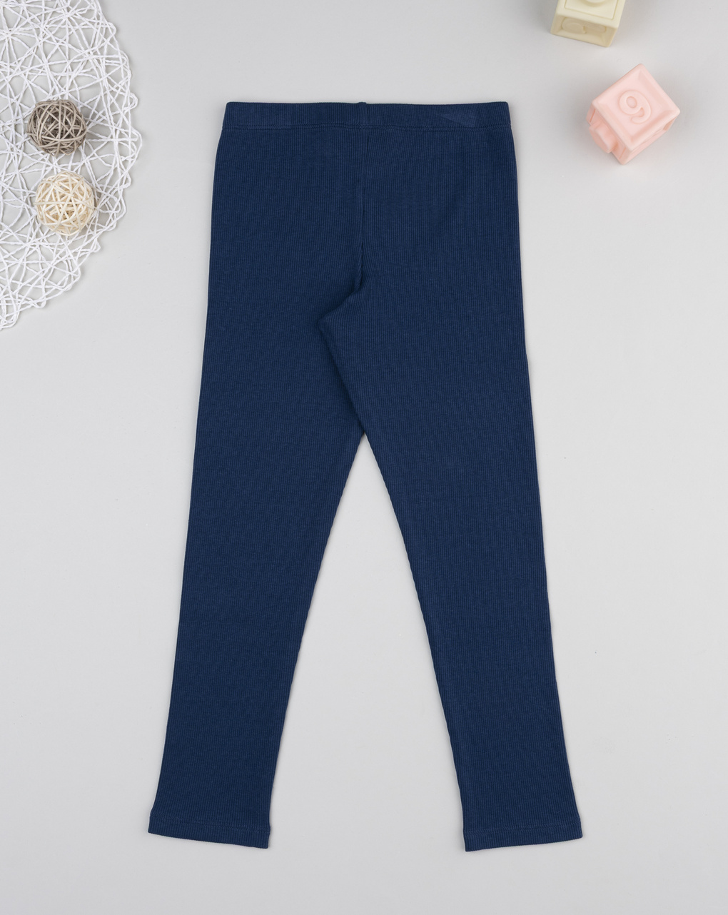 Legging bimba blu cuore