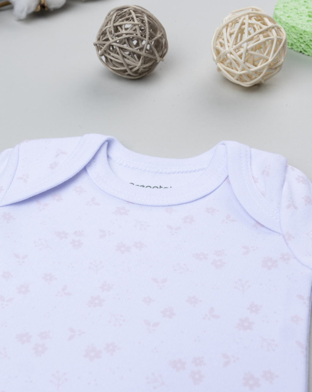 Body neonata fiorellini allover