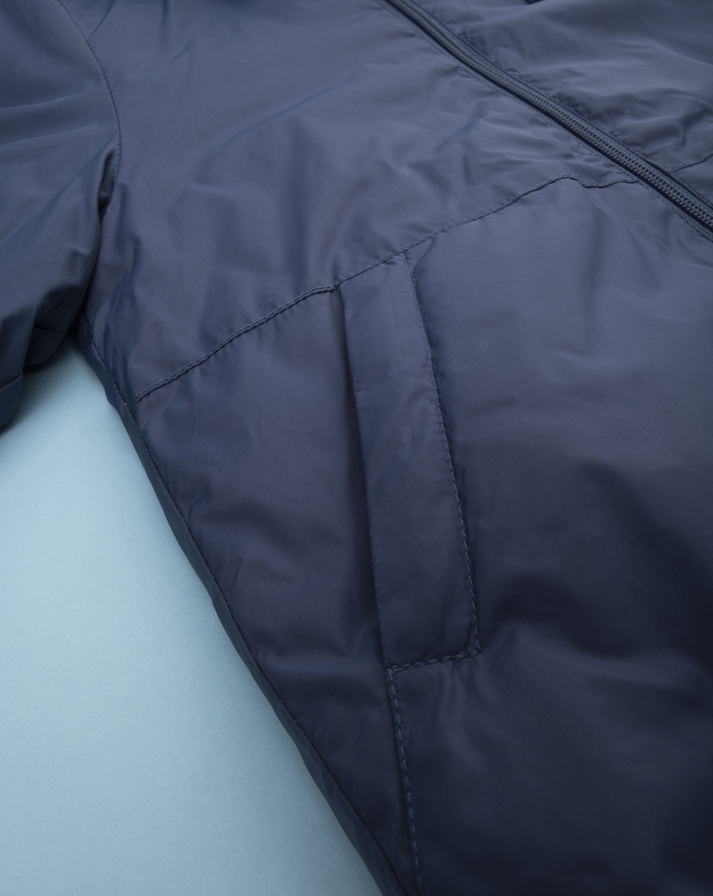 Giubbino antivento bambino blu