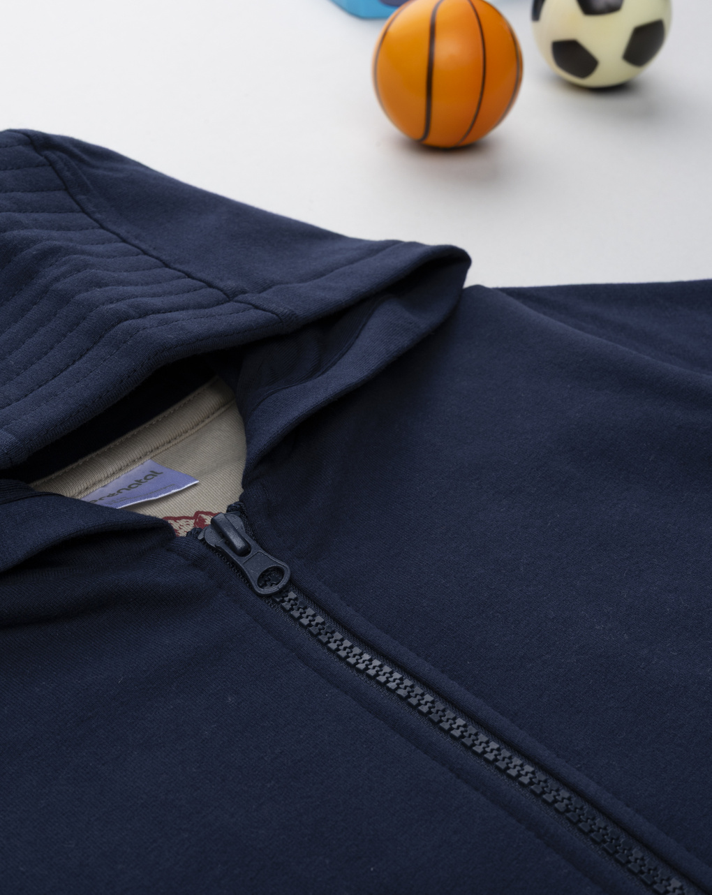 Felpa bambino blu con patch