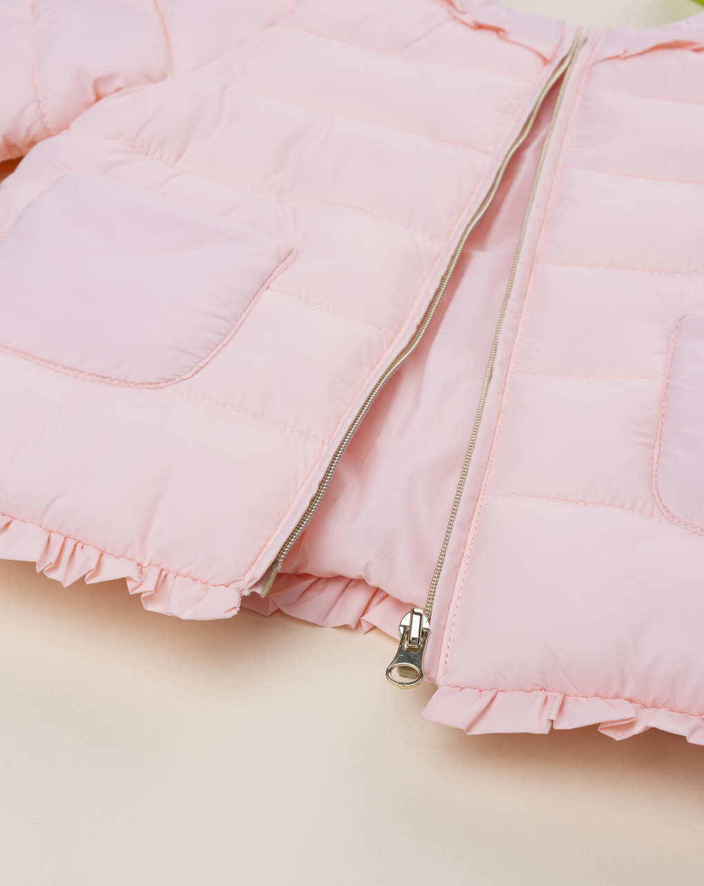 Giacca trapuntata bimba rosa