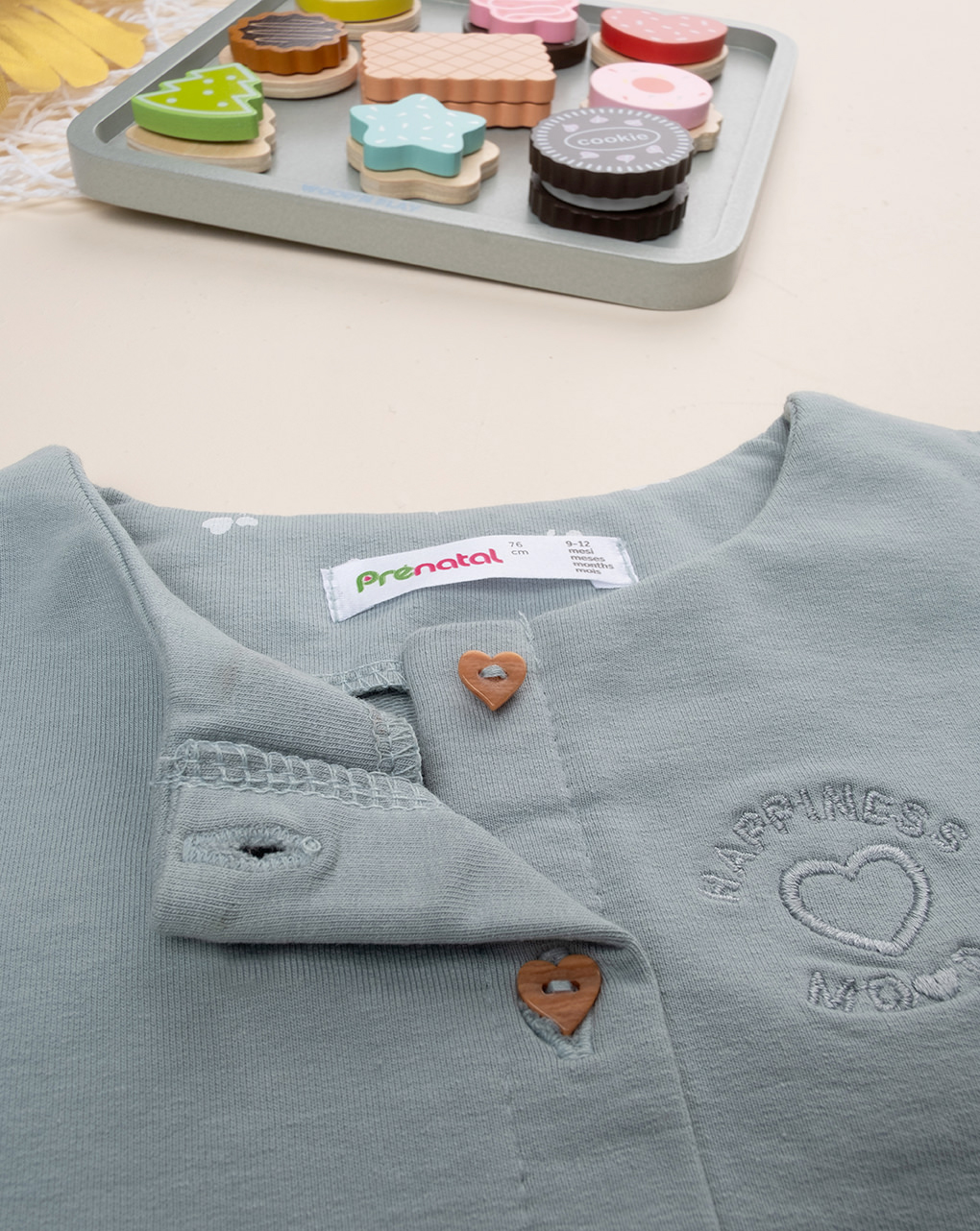 Cardigan bimba verde