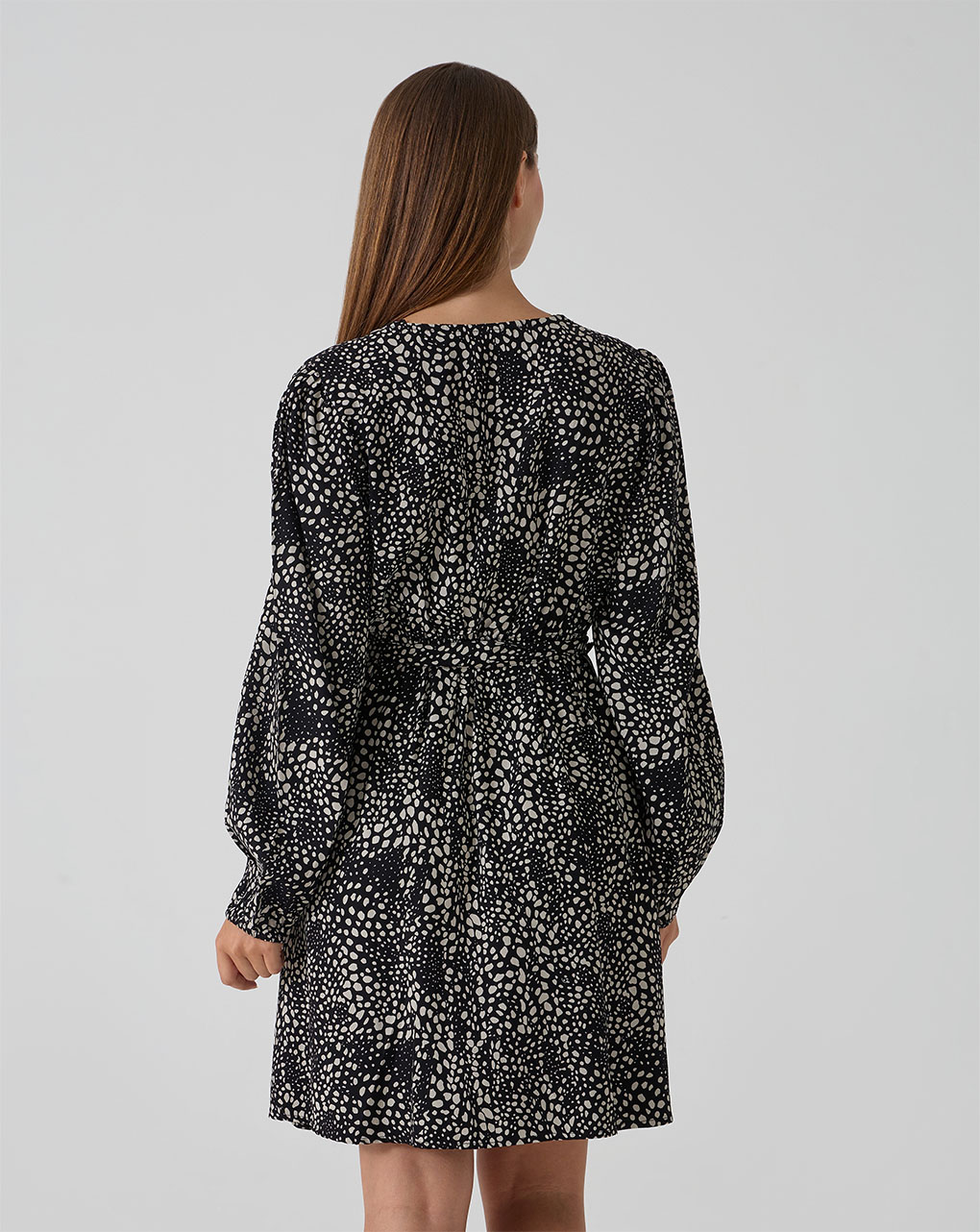 Abito premaman allattamento fantasia allover