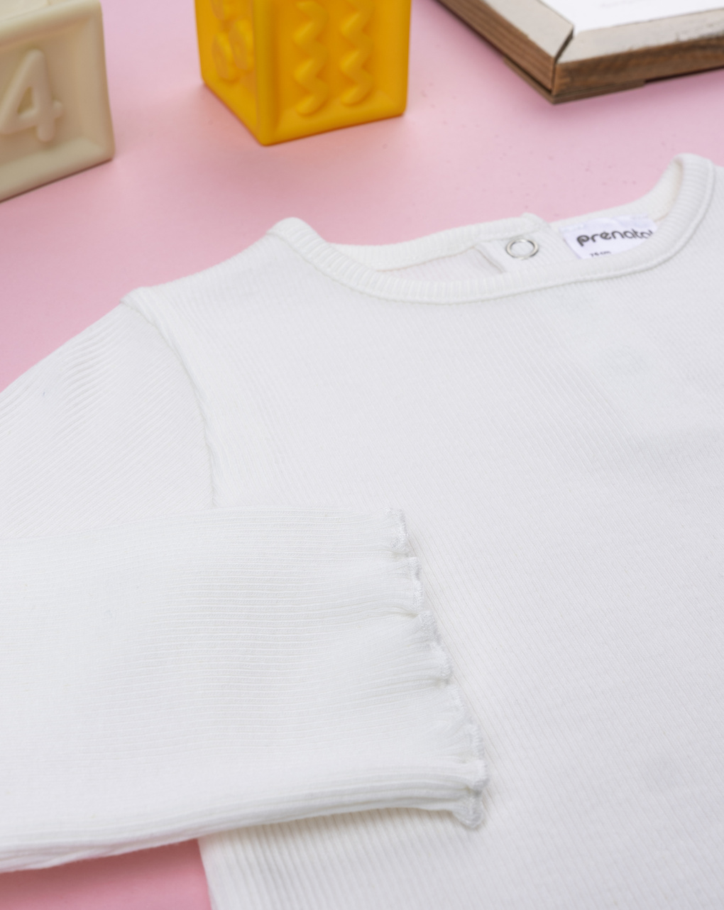 T-shirt costina bimba bianca