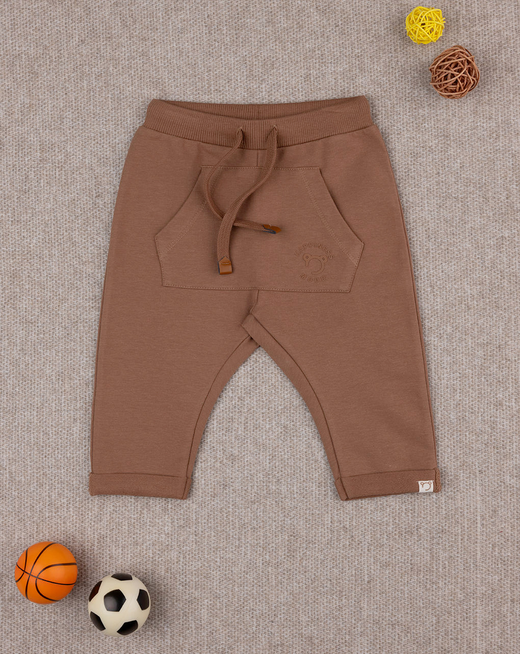 Pantaloni bimbo marroni tascona