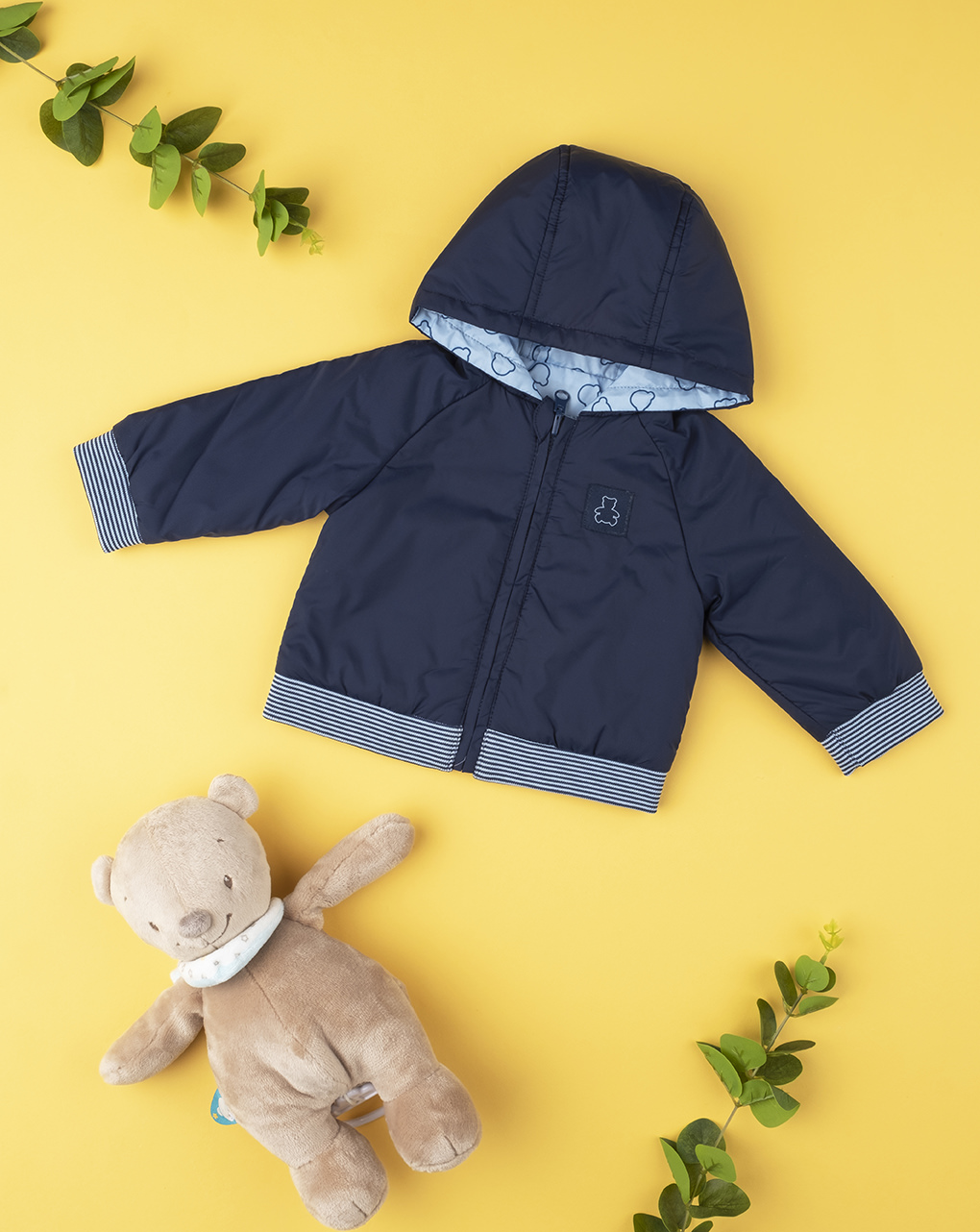 Giubbino nylon reversibile boy