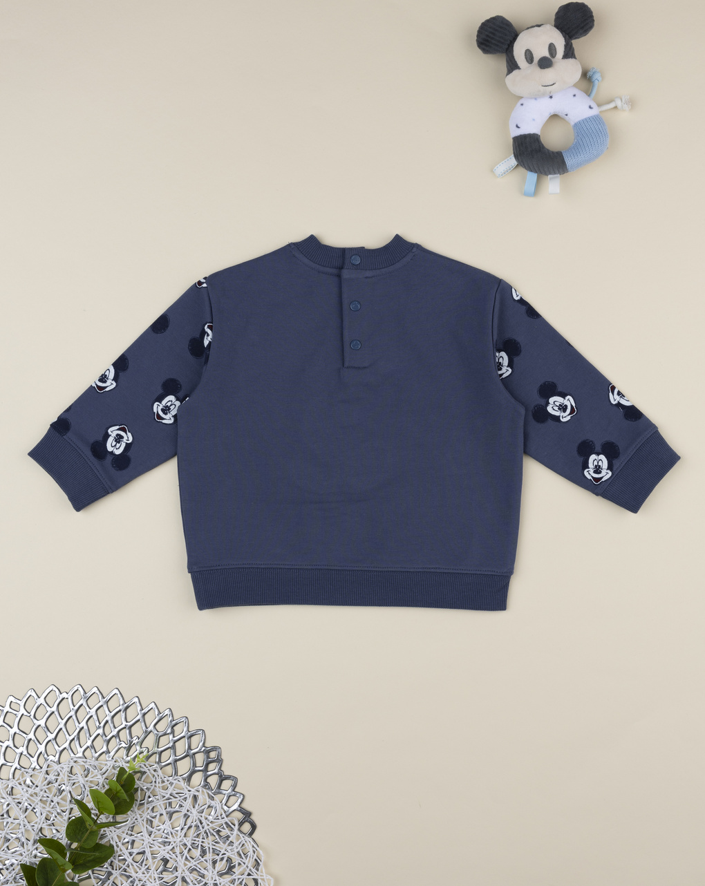 Felpa bimbo blu mickey mouse