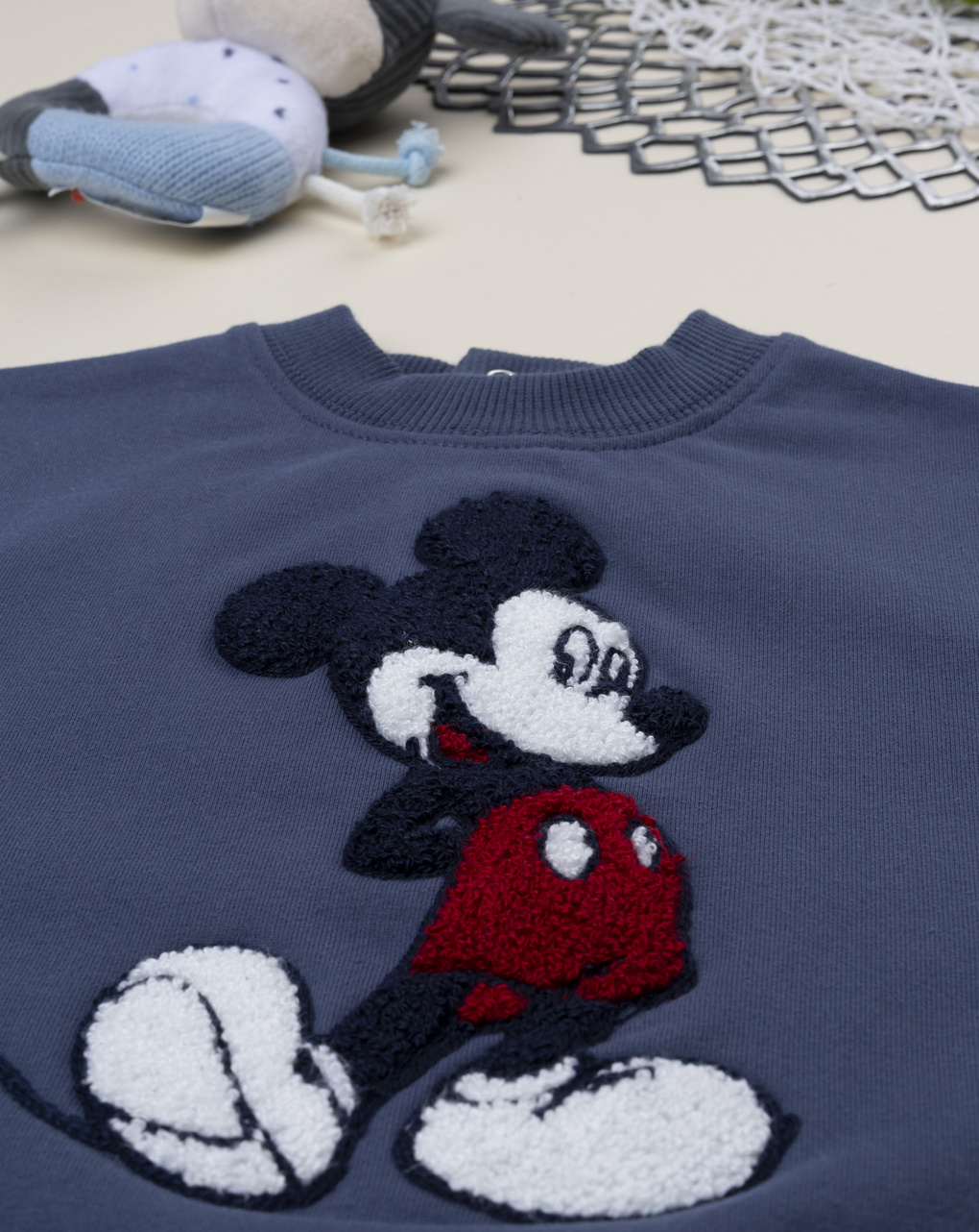Felpa bimbo blu mickey mouse