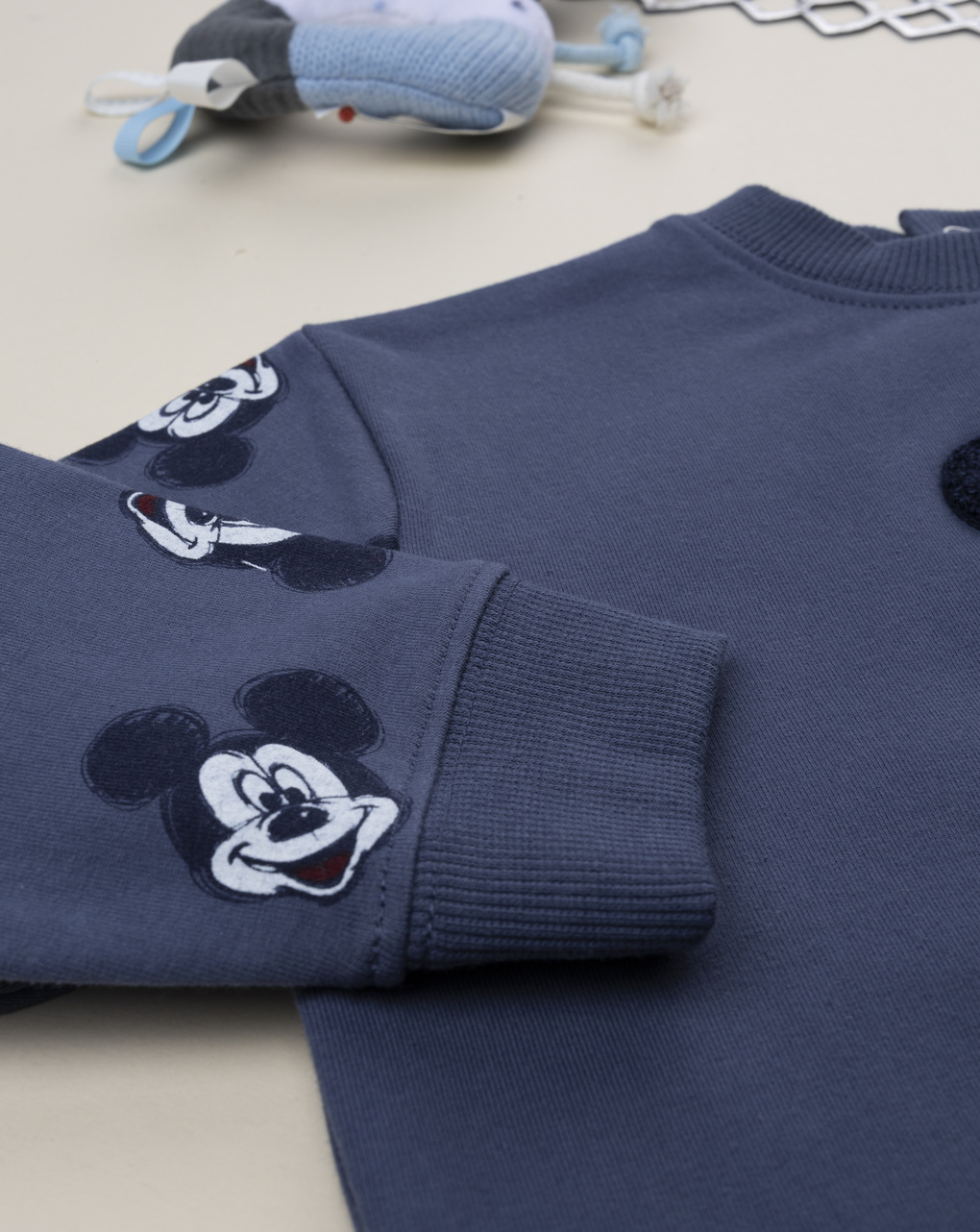 Felpa bimbo blu mickey mouse