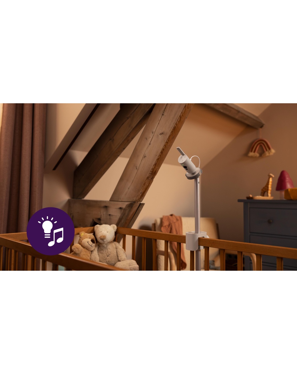 Video baby monitor premium connected con intelligenza artificiale - philips avent