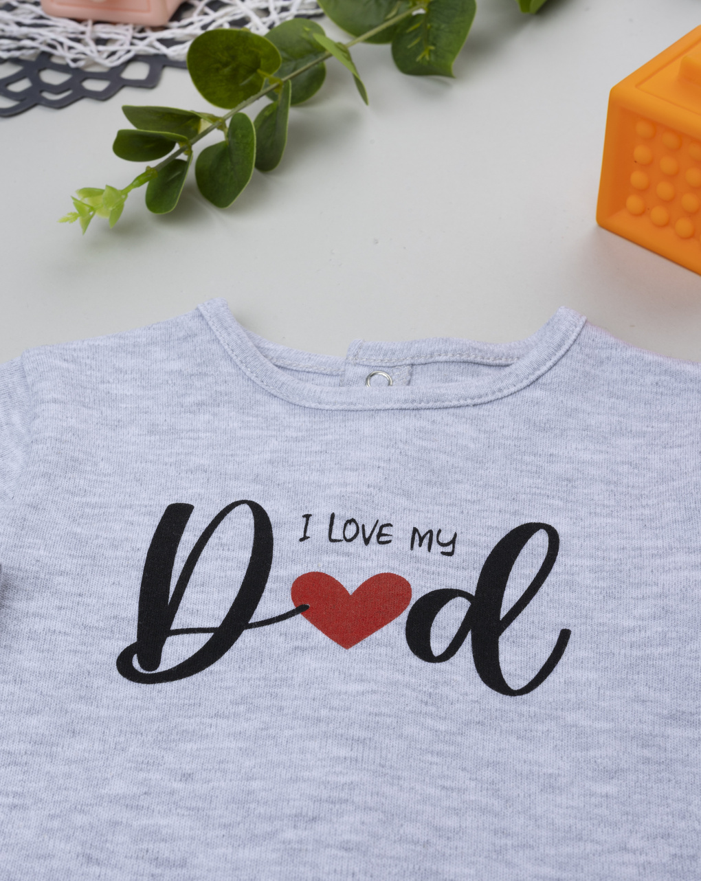 Tutina unisex grigia "dad"