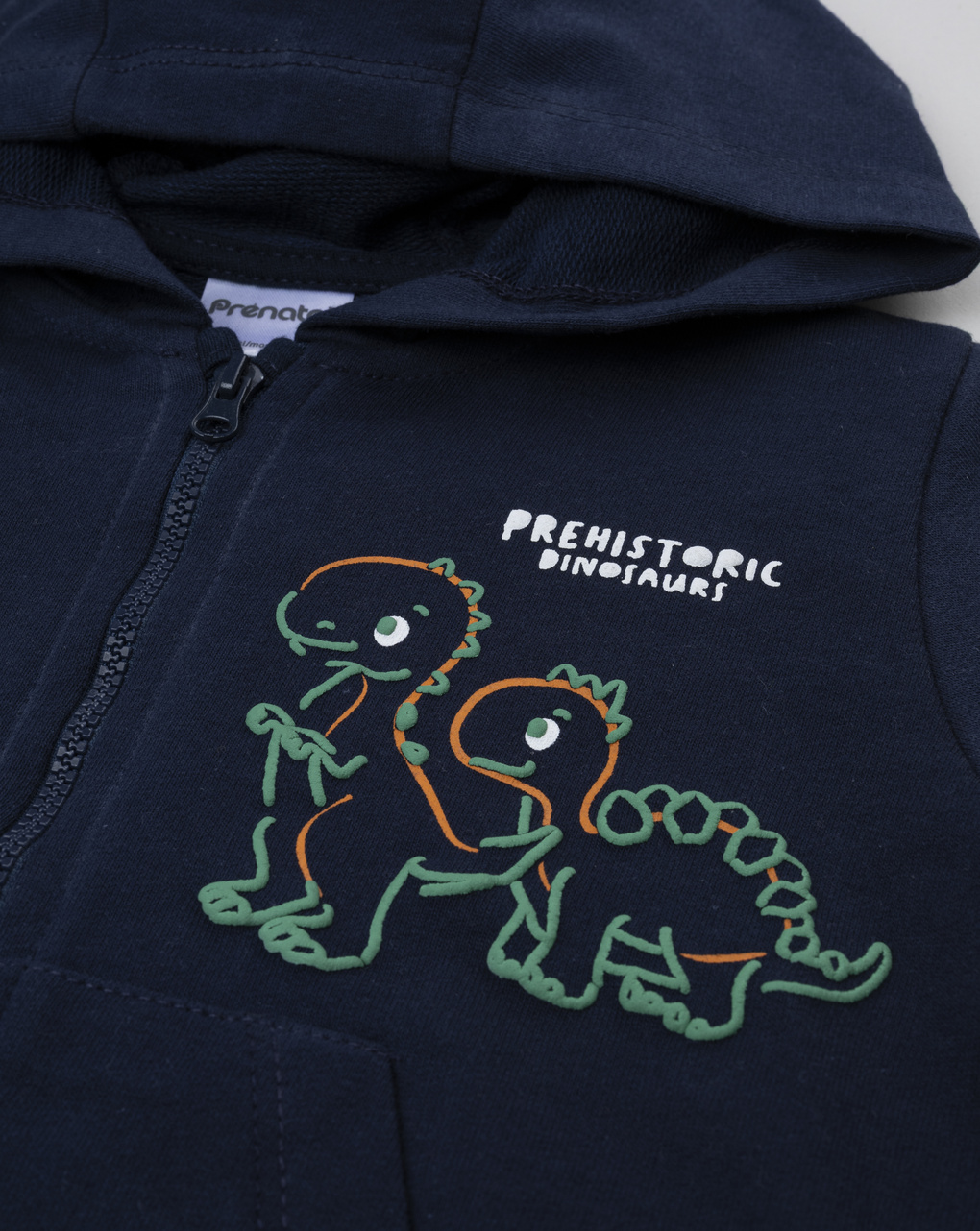 Felpa garzata bimbo blu notte