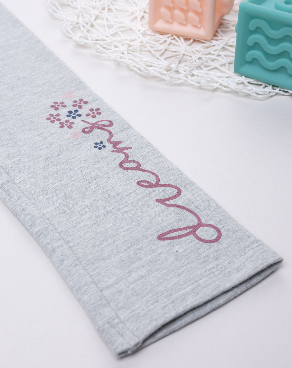 Legging bimba grigio
