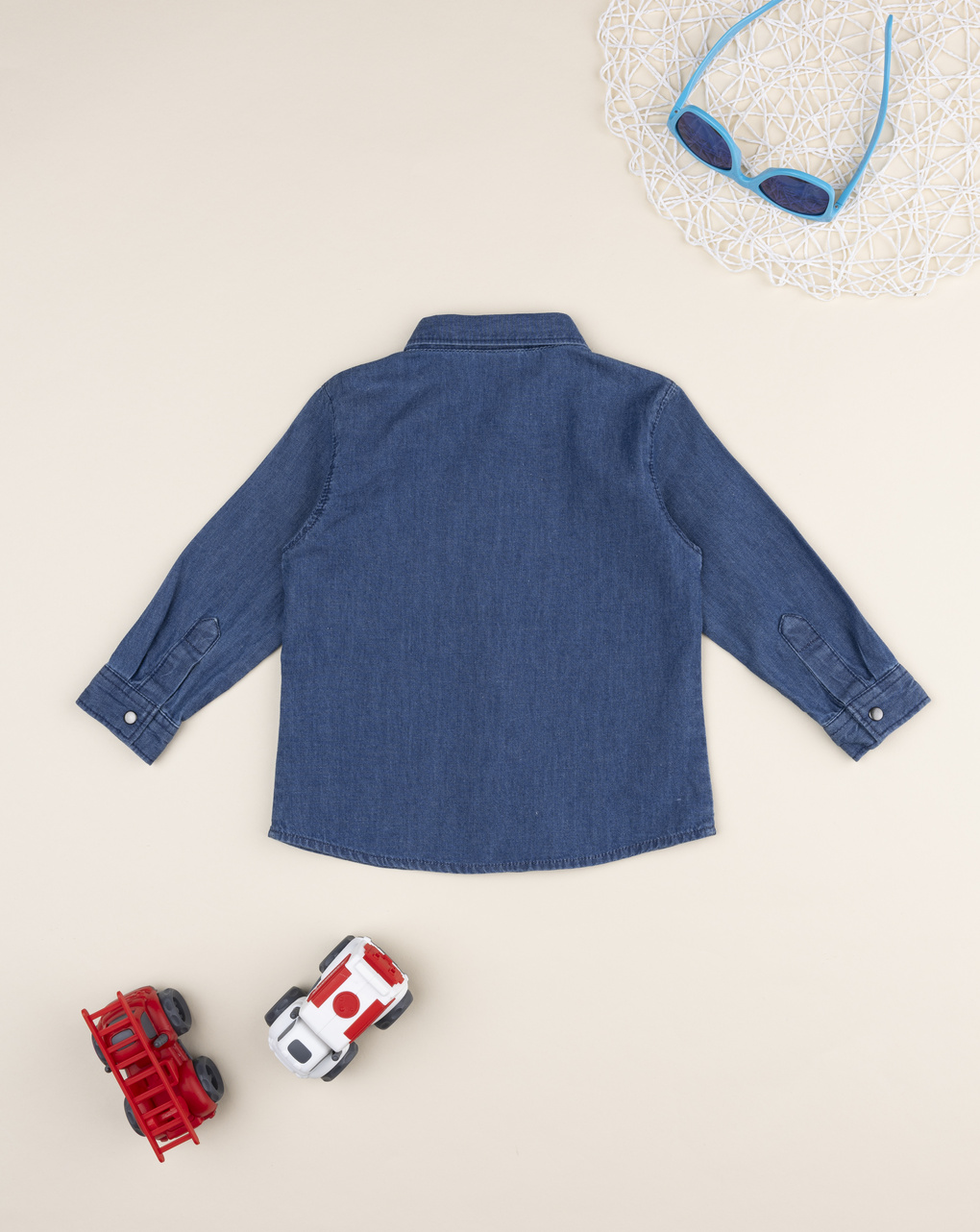 Camicia bimbo blu denim