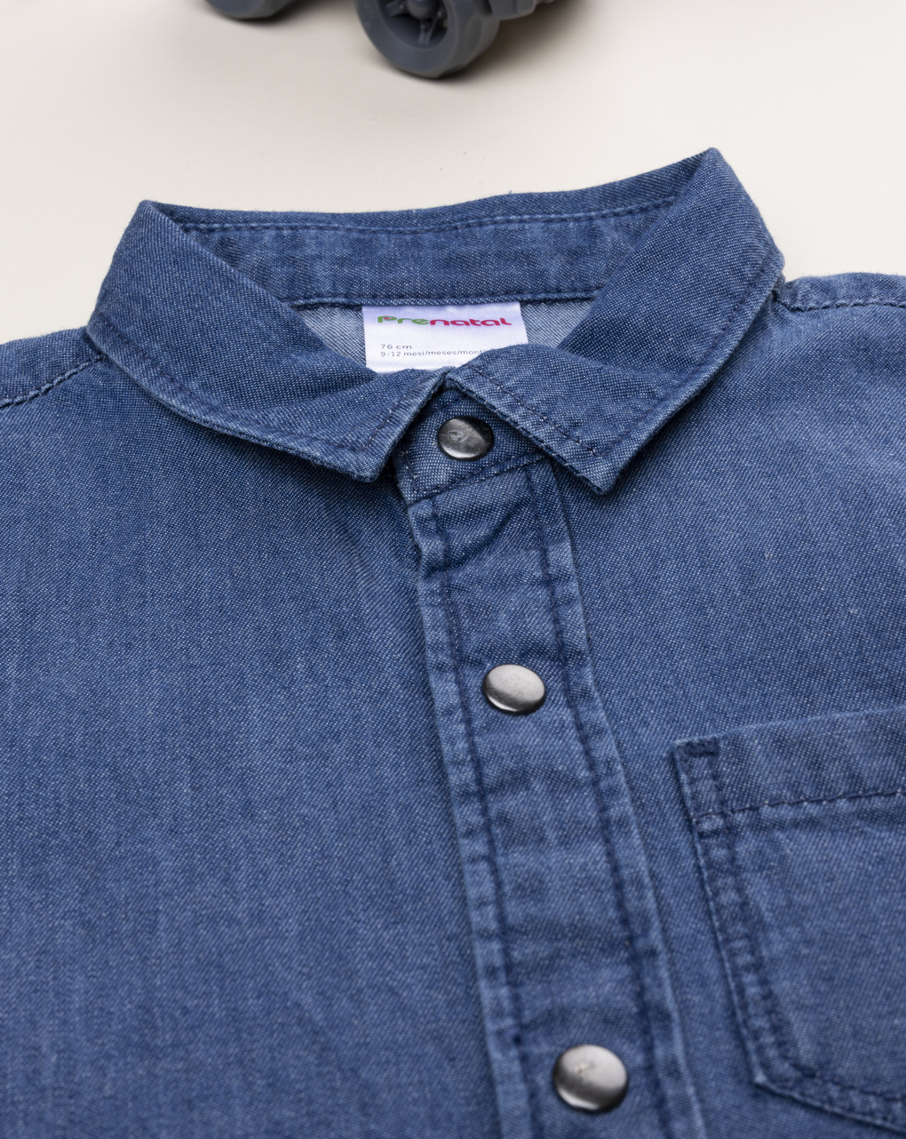 Camicia bimbo blu denim