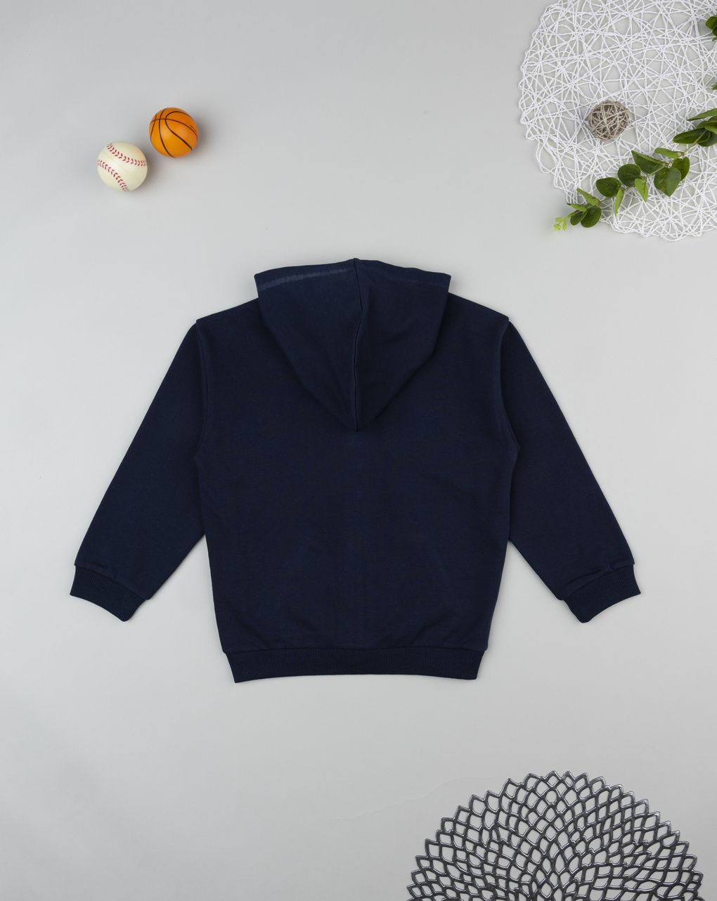 Felpa bimbo blu stampa rilievo