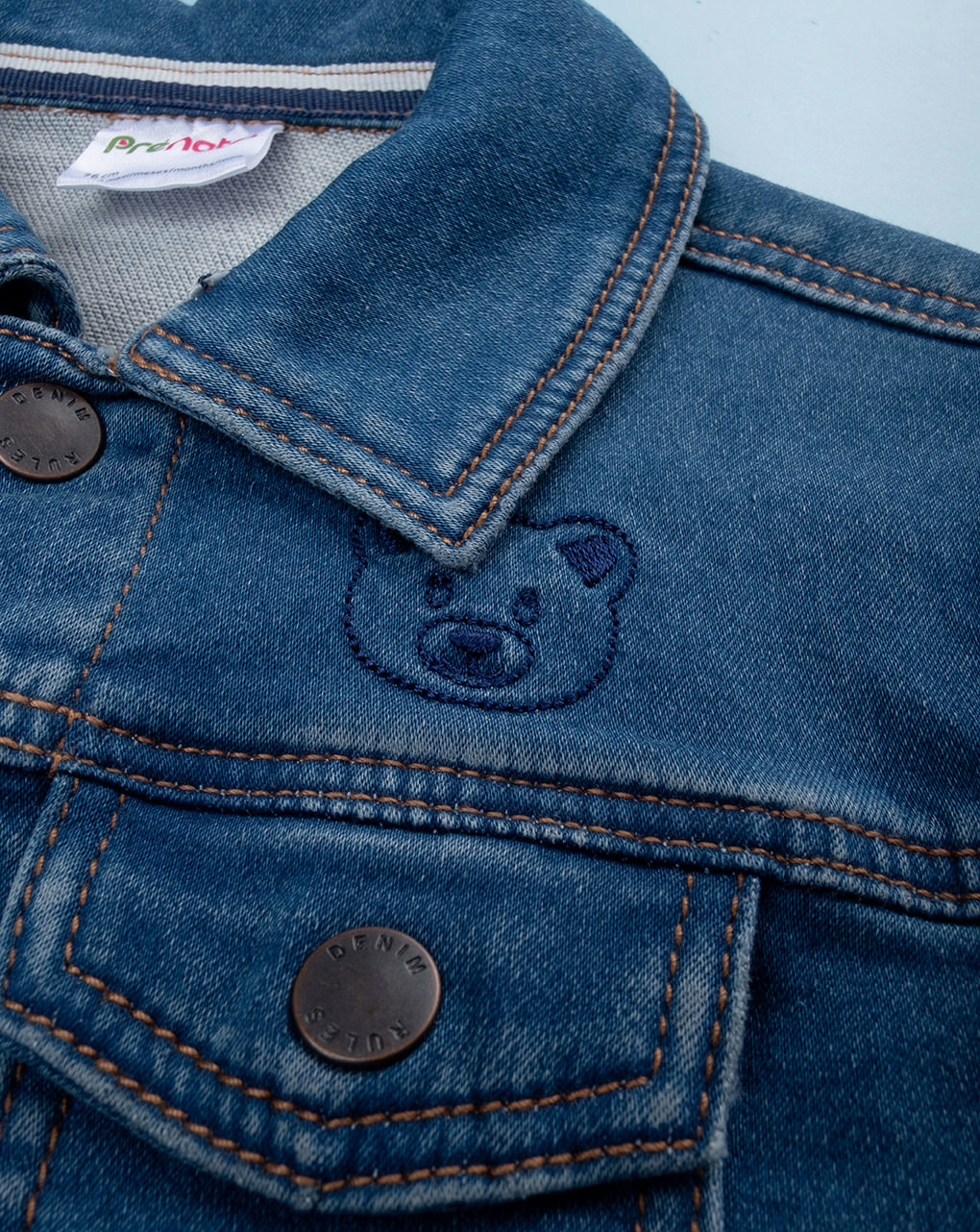 Giubbino bimbo denim chiaro
