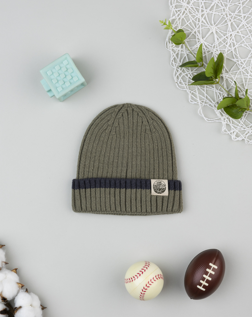 Berretto bambino verde los angels