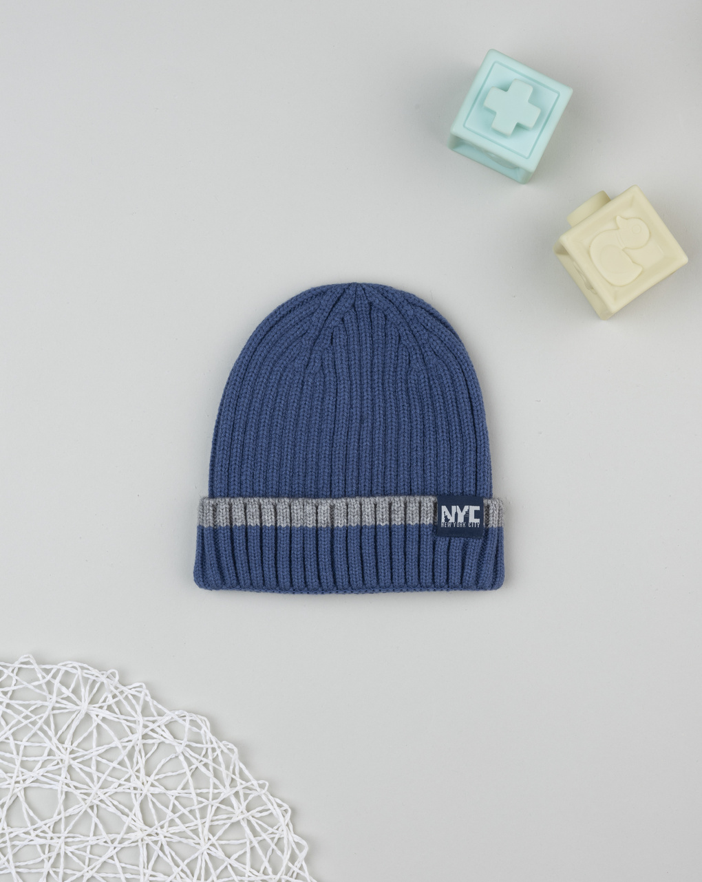 Berretto bambino blu nyc